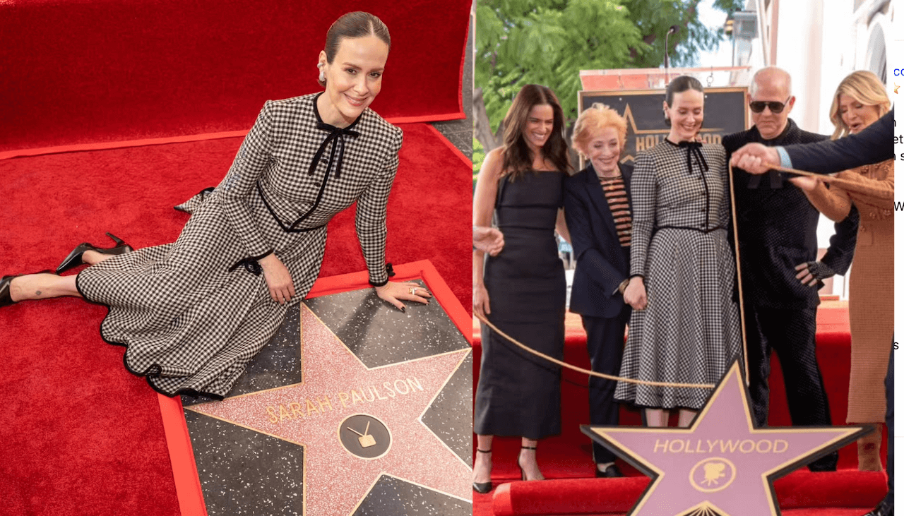 Sarah Paulson riceve una Stella sulla Hollywood Walk of Fame, il toccante discorso di Holland Taylor