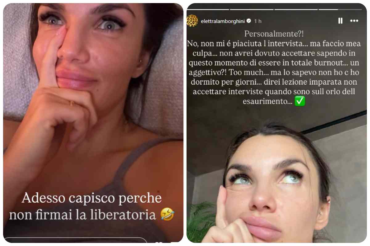Elettra Lamborghini si pente dopo l'intervista a Belve: "Non avrei dovuto accettare"